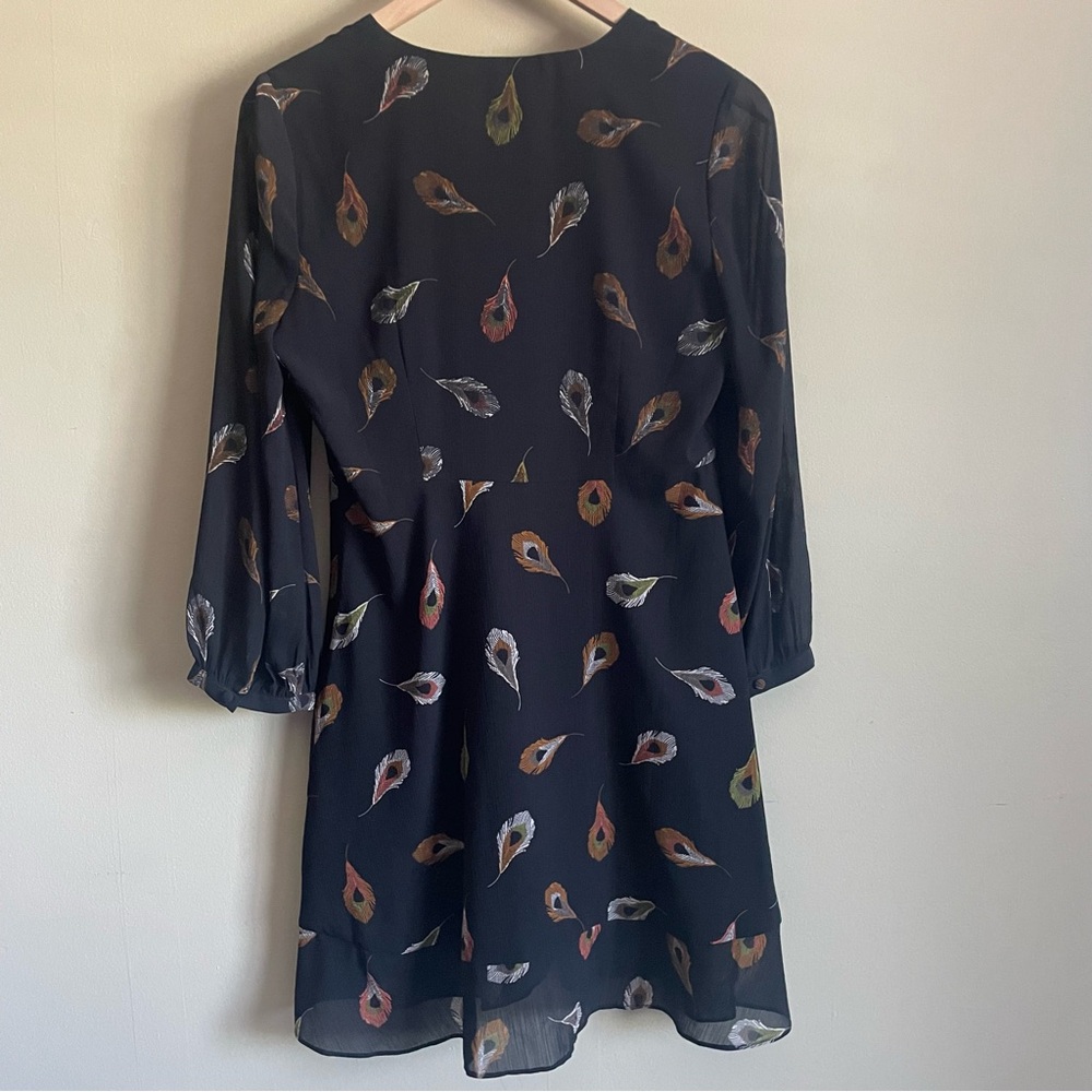 MADEWELL poppy dress in peacock feathers - Picture 5 of 8